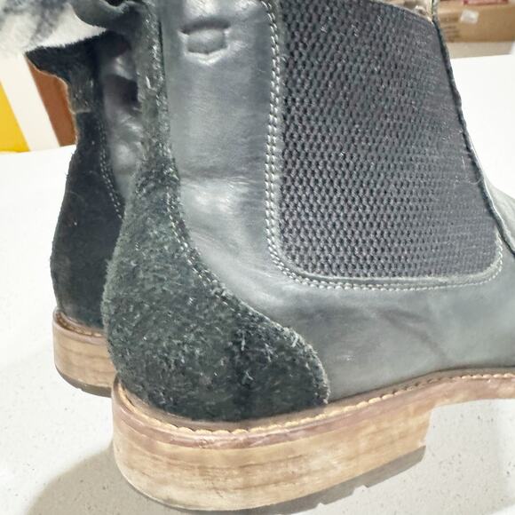 Florsheim Chalet Mens Size 13 Black Plain Toe Chelsea Boots Outdoors 11964-010 - Picture 5 of 8